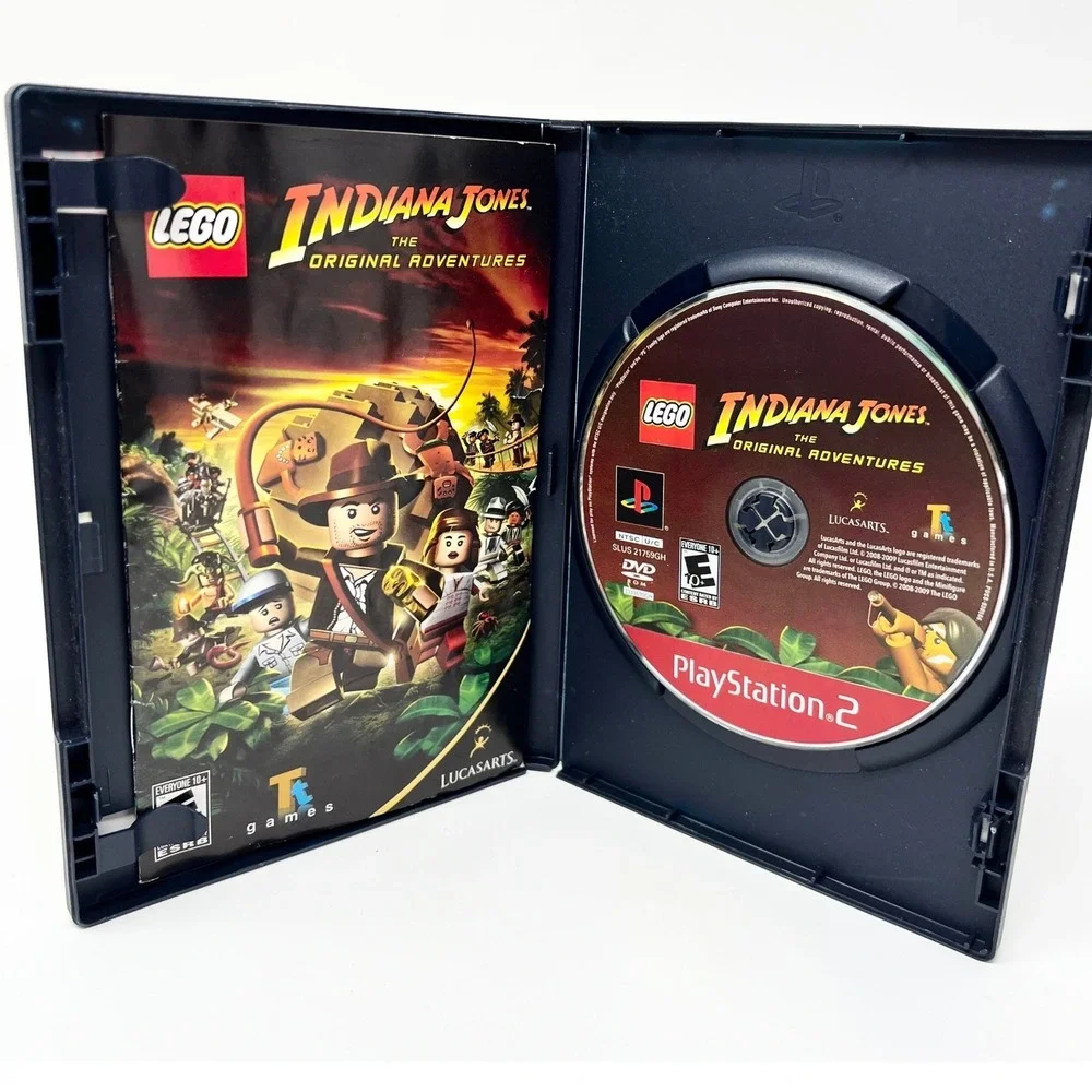Lego‎ Indiana Jones The Original Adventures Sony PlayStation 2 PS2 Greatest Hits